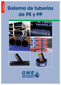 Sistema de tuberías de PE y PP - Pesa