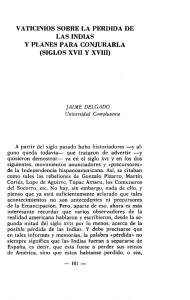 siglos xvii y xviii - Revistas Científicas Complutenses