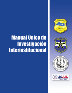 Manual Único de Investigación Interinstitucional