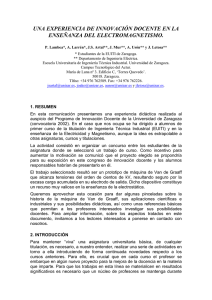 (in Spanish). Lambea P.J., Larrén A., et al. " Una experiencia