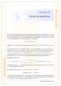 03. Cálculo de primitivas - Departamento de Matemáticas