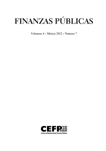 Revista Finanzas Públicas >> Volumen 4 >> México 2012