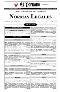 normas legales - Revista Asesor Empresarial