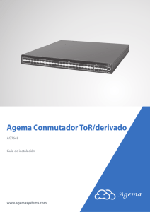 Agema Conmutador ToR/derivado