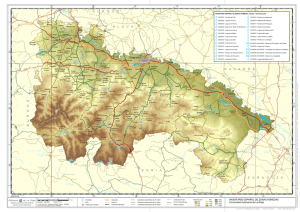 Mapa de las zonas húmedas de La Rioja