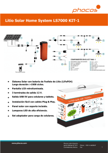 Litio Solar Home System LS7000 KIT-1