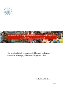 Situacion de la RDC ante la CPI - Liga Española Pro Derechos