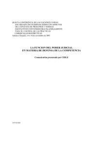 la funcion del poder judicial en materia de defensa de la