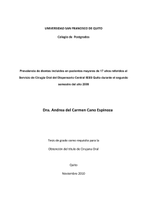 Dra. Andrea del Carmen Cano Espinoza