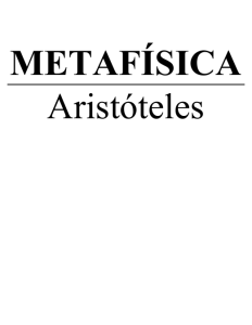 Aristoteles - Metafisica