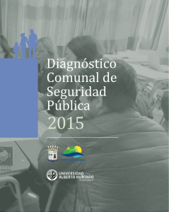 Diagnóstico Comunal de Seguridad Pública 2015: Talcahuano