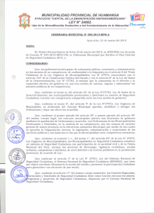005-2015 - Municipalidad Provincial de Huamanga