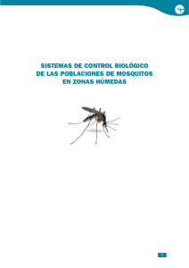 Sistemas de control biológico de las poblaciones de mosquitos en