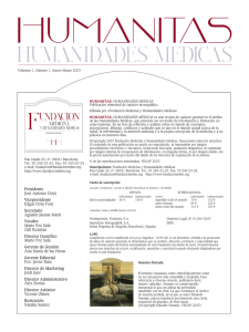 Revista 1 - Fundación iatrós de humanidades médicas