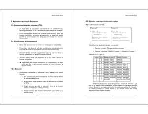 1. Administración de Procesos