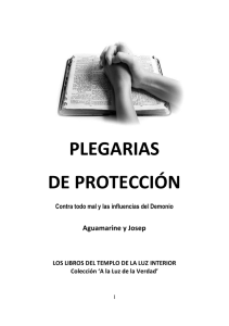 PLEGARIAS DE PROTECCIÓN