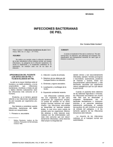 INFECCIONES BACTERIANAS DE PIEL