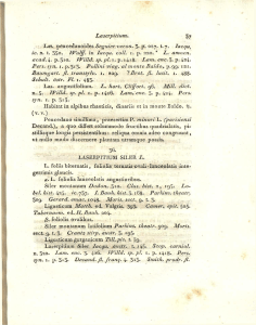 Laserpitium. 37 Las. peucedanoides Segui er ver on. 3. p. 227. t. 7