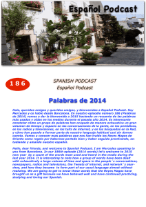 Palabras de 2014 - Español Podcast / Spanishpodcast