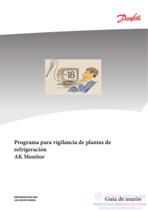 Programa para vigilancia de plantas de refrigeración AK Monitor