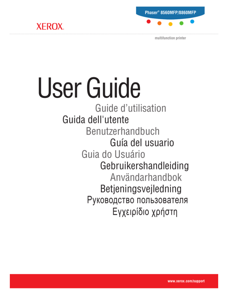 User Guide - Xerox Support And Drivers