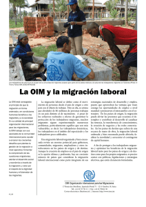 La OIM y la migración laboral