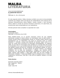 Informes:  CICLO DE DOCUMENTALES EL