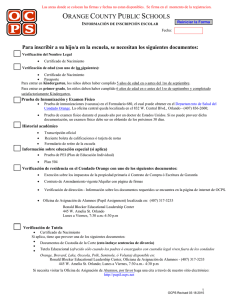 2015 Spanish Student Registration