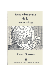 Teoría administrativa de la ciencia política.