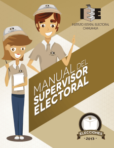Manual del Supervisor Electoral - Instituto Estatal Electoral de
