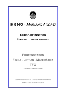 Cuadernillo ingreso 2010-TFG - IES 2