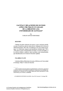 Gacetas y relaciones de sucesos - Cuadernos de Estudios Gallegos
