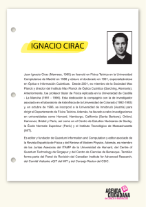 Juan Ignacio Cirac - Agenda Ciudadana de Ciencia e Innovación