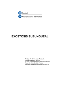 exostosis subungueal - Dipòsit Digital de la UB