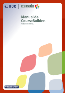 Manual de CourseBuilder.