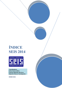 índice seis 2014 - Sociedad Española de Informática de la Salud