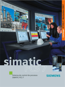 Sistema di controlde procesos SIMATIC PCS 7