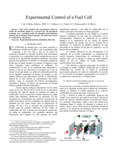 Experimental Control of a Fuel Cell - RevistaIEEE-AL