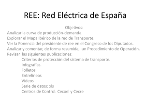 REE: Red Eléctrica de España