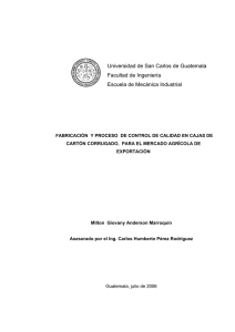 Universidad de San Carlos de Guatemala Facultad de Ingeniería