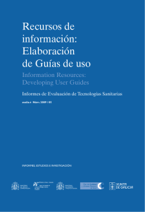 Recursos de información: Elaboración de Guías de uso