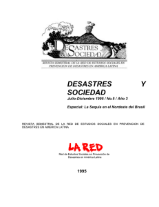 Literatura y Desastres