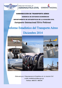 Informe Estadístico del Transporte Aéreo