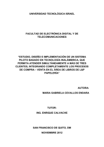 universidad tecnológica israel facultad de electrónica digital y de