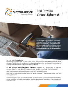 La Red Privada Virtual Ethernet