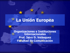 La Unión Europea - Jairo Dario Velásquez