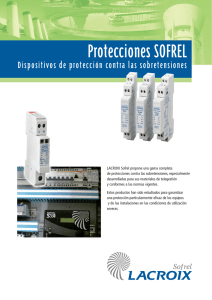 Protecciones - LACROIX Sofrel