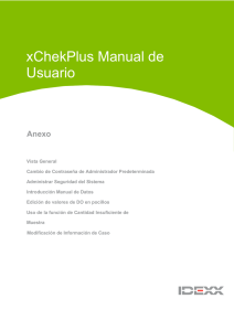 xChekPlus Manual de Usuario