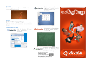 Triptico Ubuntu - Escuelas Libres