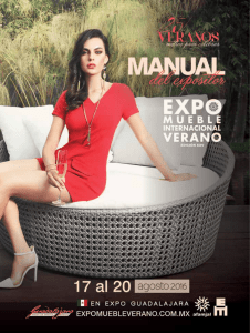 manual del expositor - Expo Mueble Internacional Verano
